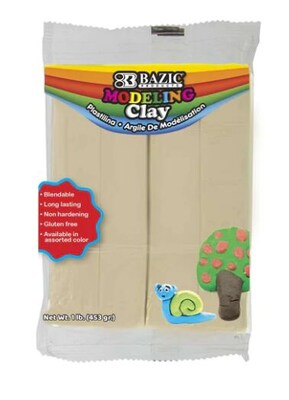Sargent Art Modeling Clay Cream, 1Lb/Pk