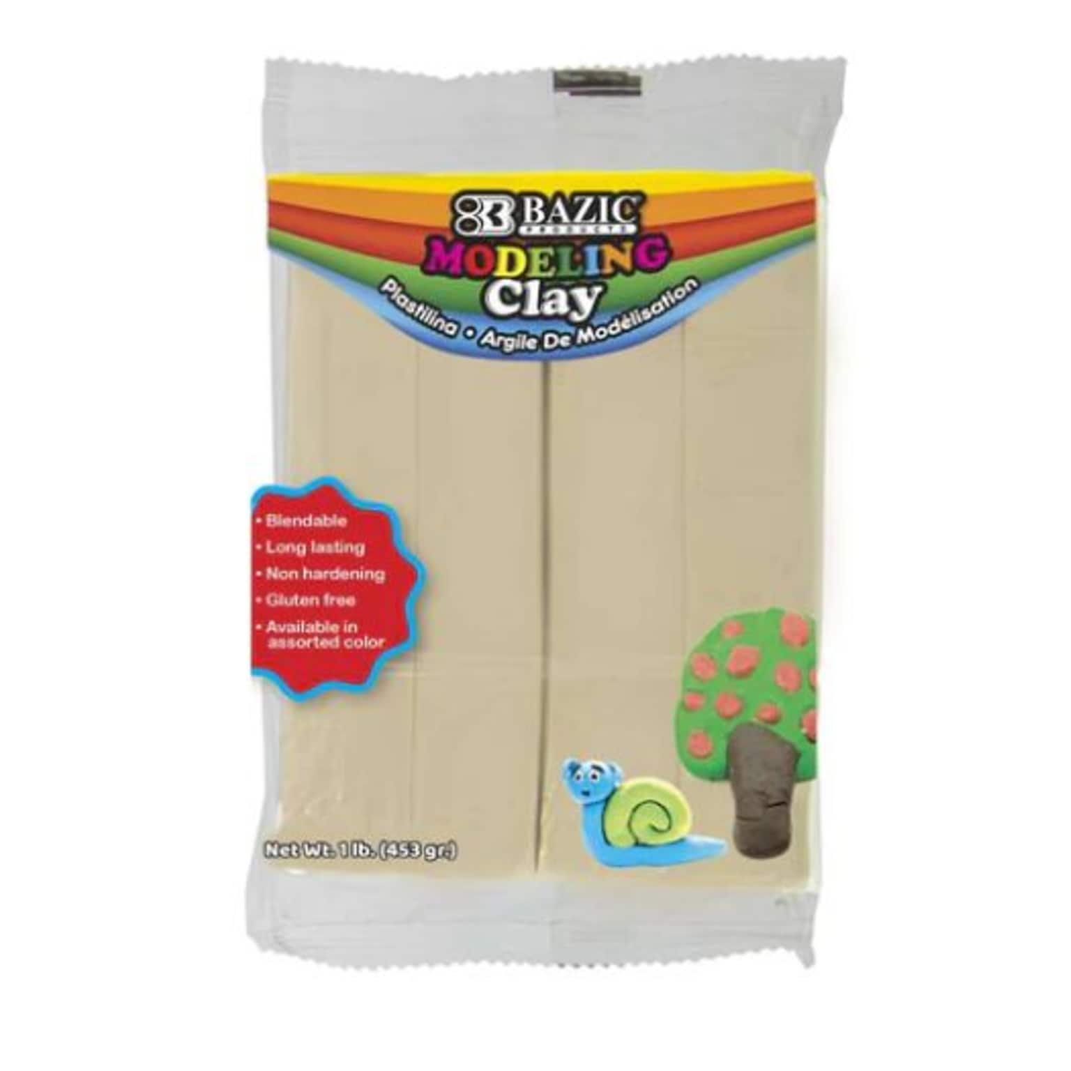 Sargent Art Modeling Clay Cream, 1Lb/Pk