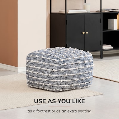 Anji Mountain Malibu Fabric Rectangular Pouf Ottoman (AMBPF074-2014)
