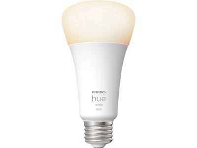 Philips Hue 100W Equivalent A21 LED Smart Bulb, Soft Warm White (580845)