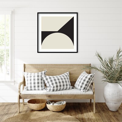 Amanti Art Minimal Max Mod I by The Creative Bunch Studio Wood Framed Wall Art Print, 33" x 33" (A42675531865)