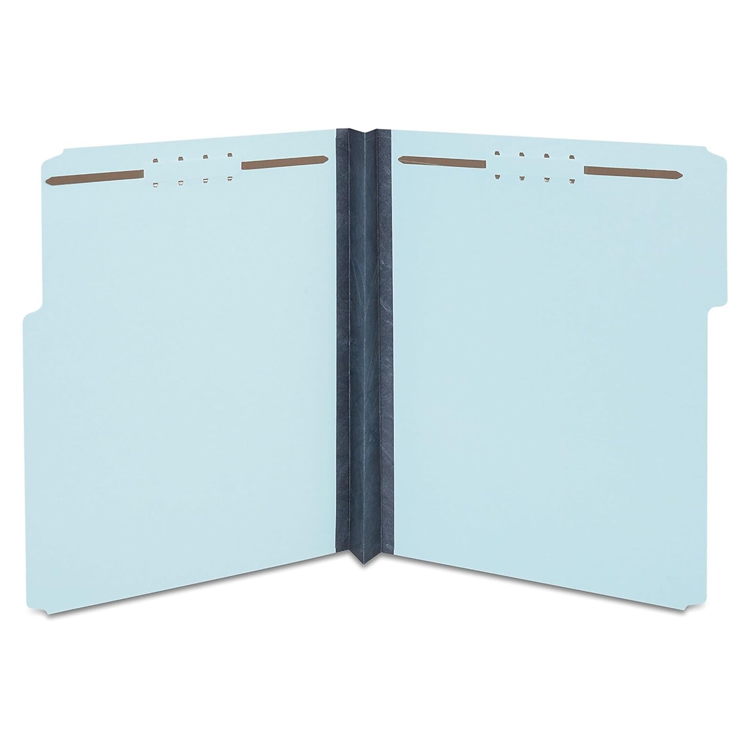Staples® 60% Recycled Pressboard Classification Folder, 2 Expansion, Letter Size, Light Blue, 25/Box (ST384868/384868)