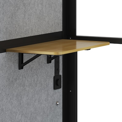 Flexispot Sound Absorbing Privacy Booth, Black (EP1FB)