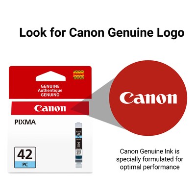 Canon 42 Photo Cyan Standard Yield Ink Cartridge (6388B002)
