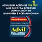 Advil Dual Action 250mg Acetaminophen/125mg Ibuprofen Caplets, 2/Packet, 50 Packets/Box (F00573014795)