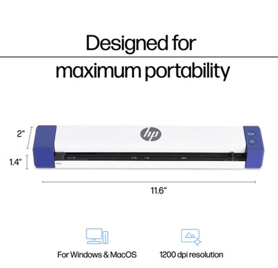 HP PS100 Portable Document Scanner