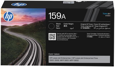 HP 159A Black Toner Cartridge, Prints Up to 5,000 Pages (W1590A)