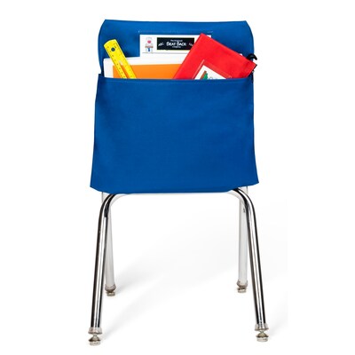 Seat Sack Seat Storage, 9.45" x 8.07" x 10.83", Blue, 25/Pack (15190)
