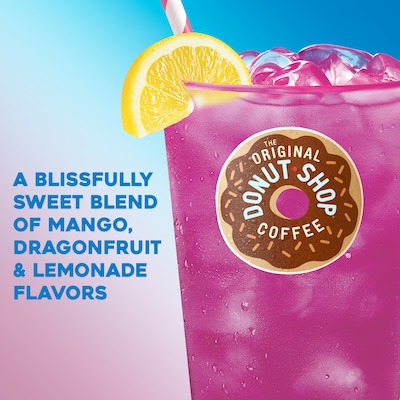 The Original Donut Shop Iced Refreshers Mango Dragonfruit Lemonade, Keurig® K-Cup® Pods, 20 Pods/Box (5000382824)