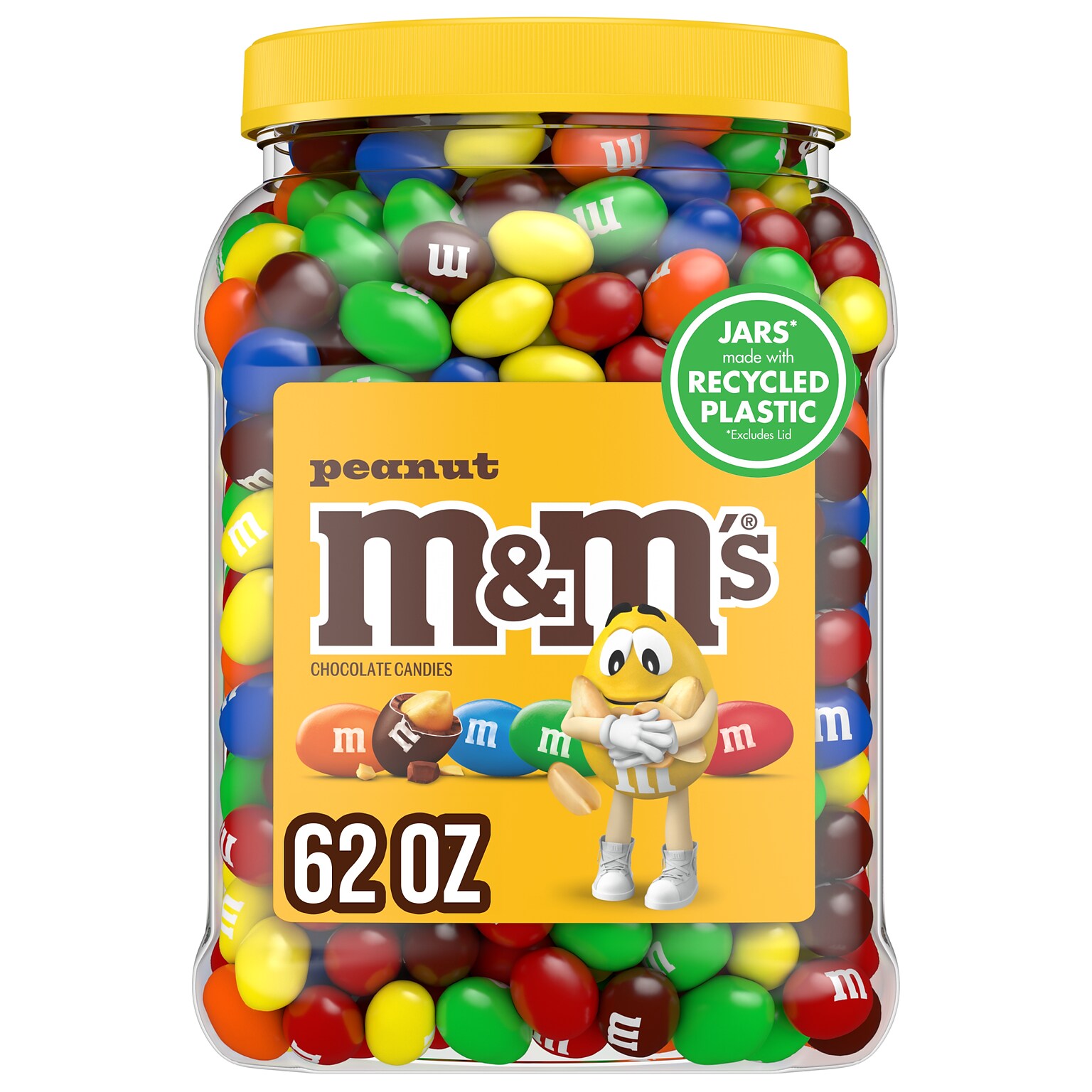 M&Ms Peanut Milk Chocolate Pieces, 62 oz. (209-00060)