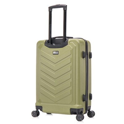 US Army FOX 3-Piece Hardside Spinner Carry-On Luggage Set, TSA Checkpoint Friendly, Olive Drab (USLFOXSML-GRN)