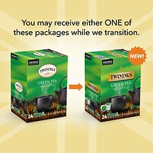Twinings Green Tea, Keurig® K-Cup® Pods, 24/Box (TNA85788)