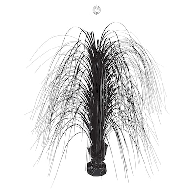 Party City Giant Spray Table Centerpiece, Black (AM113900-10)
