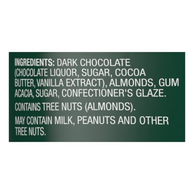 Orchard Valley Harvest Dark Chocolate Covered Almonds, 8 oz., 8 Bags/Pack (JOH36537)