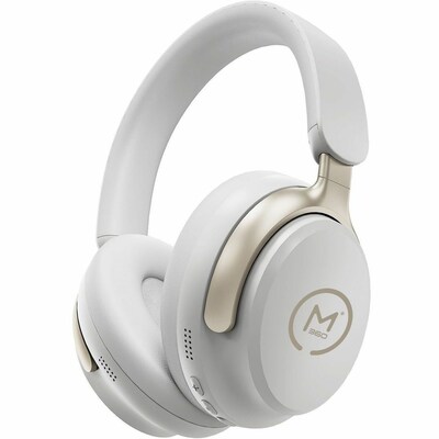 Morpheus?360 Aspire?ANC Wireless Noise?Canceling Headphones, Bluetooth, White (HP8100ANC)