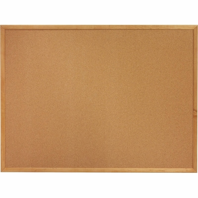 Sparco Cork Board, Wood Frame, 4 x 3