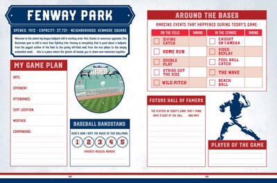 Quarto The Ballpark Bucket List by James Buckley Jr., Guided Journal  6.3" x 8.27", Brown, 176 Pages (9780760380567)