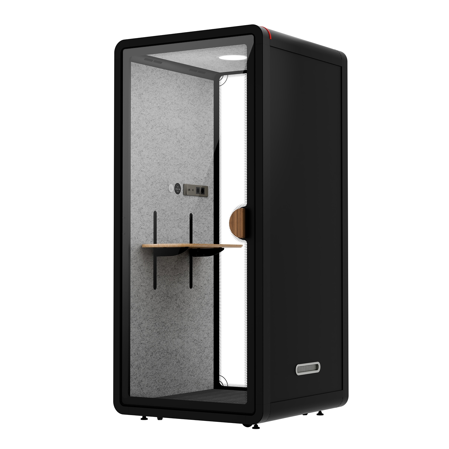 FlexiSpot NeoPod Modular Series Sound Absorbing Privacy Booth, Black (P1F-3B)