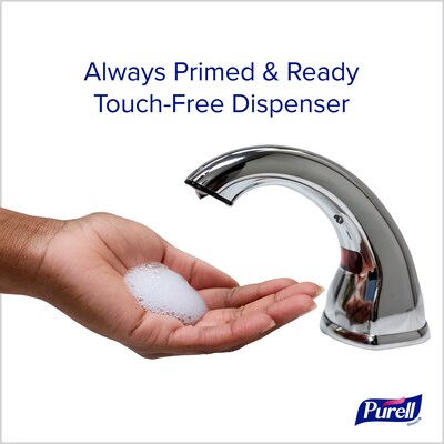 Purell CX10 Automatic Soap Dispenser, Chrome Plated Plastic (8920-01)