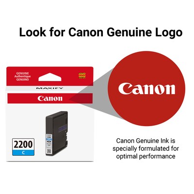 Canon PGI-2200 Cyan Standard Yield Ink Cartridge (9304B001)