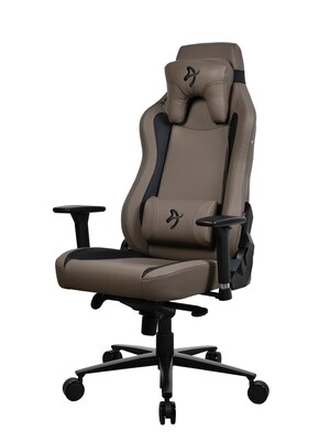 Arozzi Vernazza SoftPU Faux Leather Ergonomic Racing Gaming Chair, Brown (VERNAZZA-SPU-BWN)
