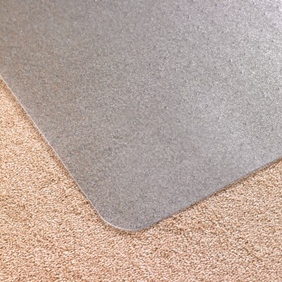 Floortex Advantagemat Vinyl Carpet Chair Mat, Rectangular, 30" x 48", Clear (FR1175120EV)