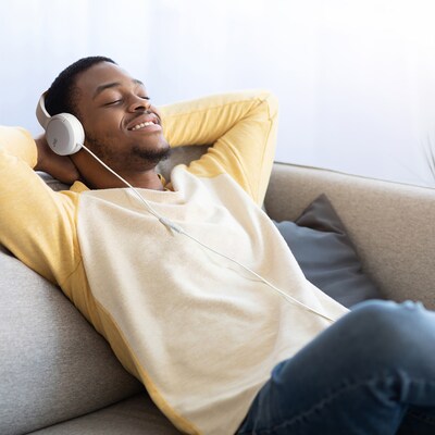 JVC Foldable On-Ear Headphones with Microphone, White (HA-S33UC)