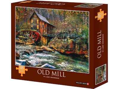 Willow Creek Old Mill 1000-Piece Jigsaw Puzzle (48802)
