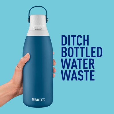 Brita Stainless Steel Filtered Water Bottle, 32 oz., Marina (36533)