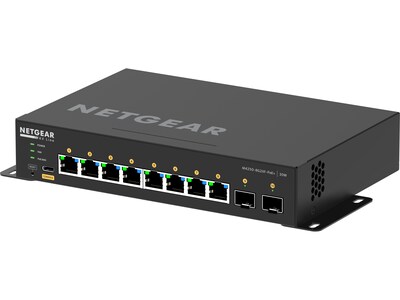 Netgear AV Line 8-Port Gigabit Ethernet Managed Switch, Black (GSM4210PX-100NAS)