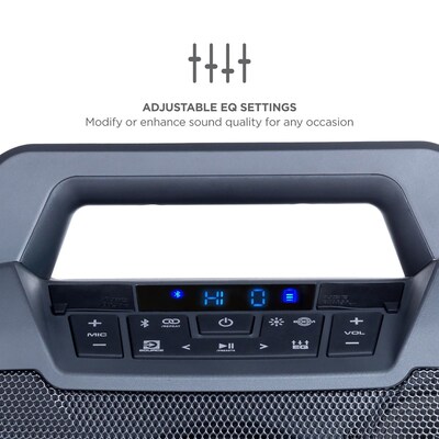 ION Game Day Primetime Wireless Bluetooth Portable Speaker, Water Resistant, Black (GAMEDAYPRIM)