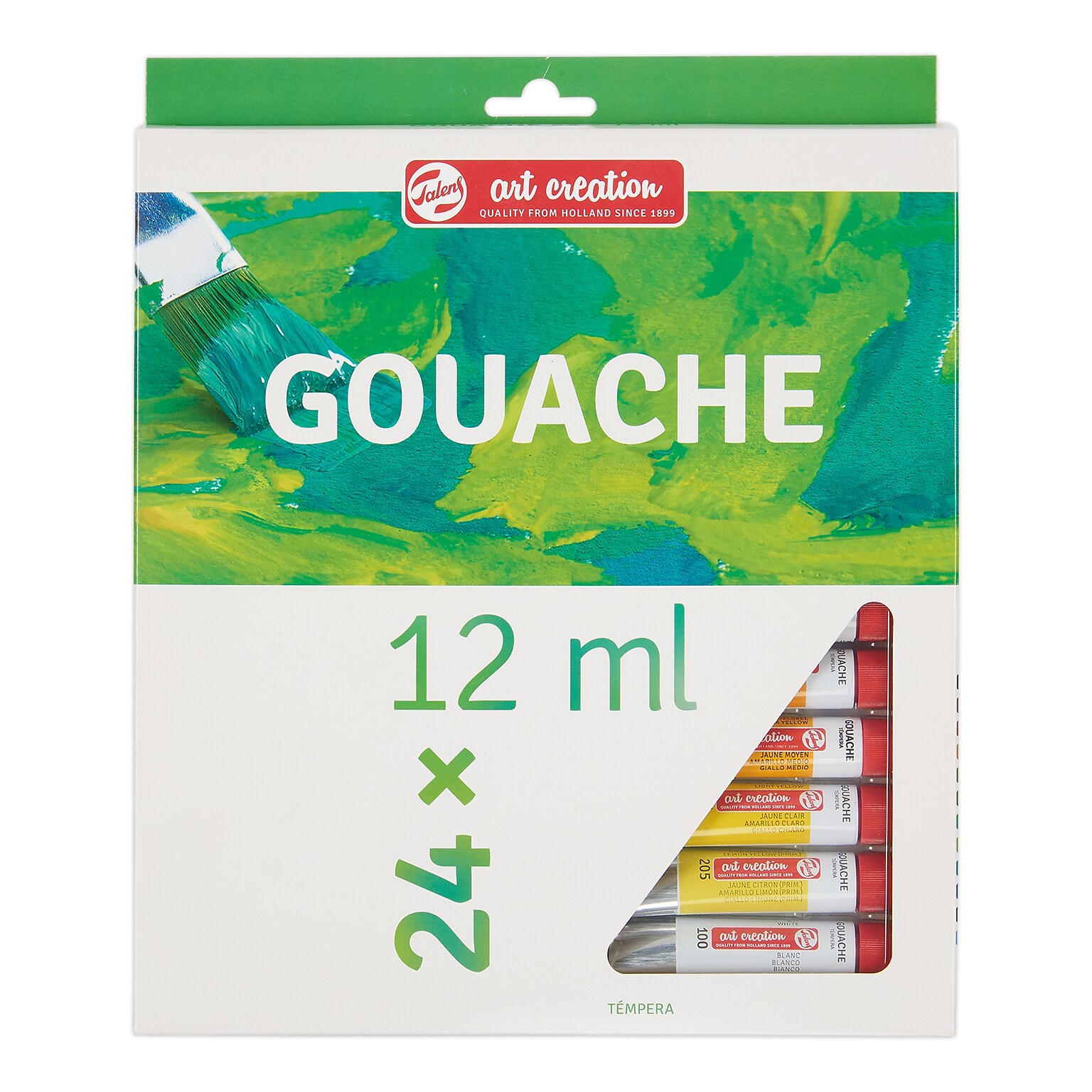 Talens Art Creation Gouache Craft Paint, Assorted Colors, 24/Set (TLN9021624M)
