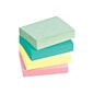 Post-it Notes, 1 3/8" x 1 7/8", Beachside Café Collection, 100 Sheets/Pad, 12 Pads/Pack (653-AST)