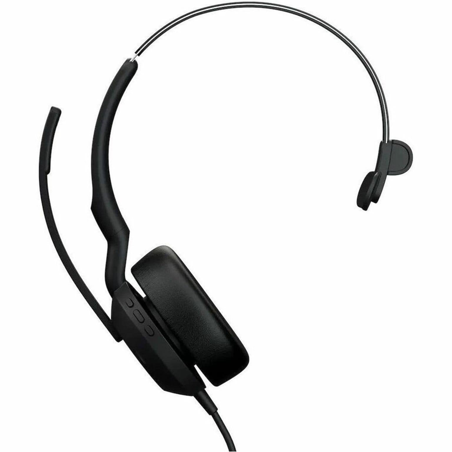 Jabra Evolve 2 USB-C Noise Canceling Bluetooth Mono Phone & Computer On-ear Headset, UC Certified (25089-889-799)