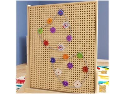 Flash Furniture Bright Beginnings Chain and Gears for Modular STEAM Walls, 79/Pack (MK-ME24343-GG)