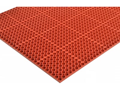 NoTrax San-Eze II Anti-Fatigue Mat, 58.5 x 39, Red (T11S3958RD)