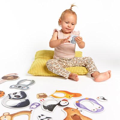 Banana Panda Mommy & Me First Jumbo Puzzle, 2/Set (BPN49346)