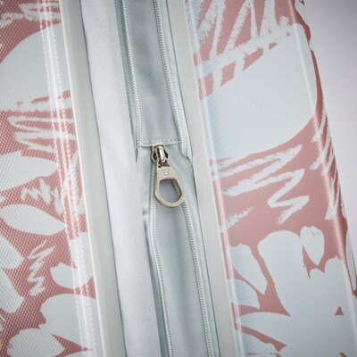 American Tourister Moonlight Plastic Hardside Luggage, Ascending Gardens Rose Gold (92504-5996)