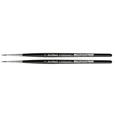 da Vinci CASANEO Mixed Media Synthetic Bristle, Round Brush, 2/Pack (DVXVA55981-2)