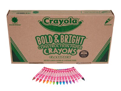 Crayola Classpack Construction Paper Crayons, 400/Box (52-1617)