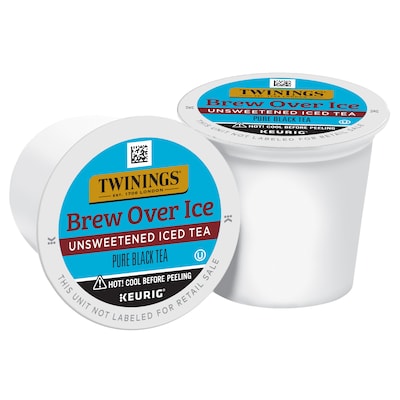 Twinings Iced Unsweetened Black Tea, Keurig® K-Cup® Pods, 24/Box (F16926)