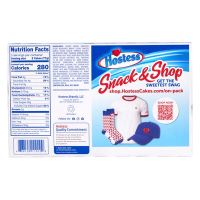 Hostess Twinkie Multi Pack, 13.58 oz, 30/Pack (600-04132)
