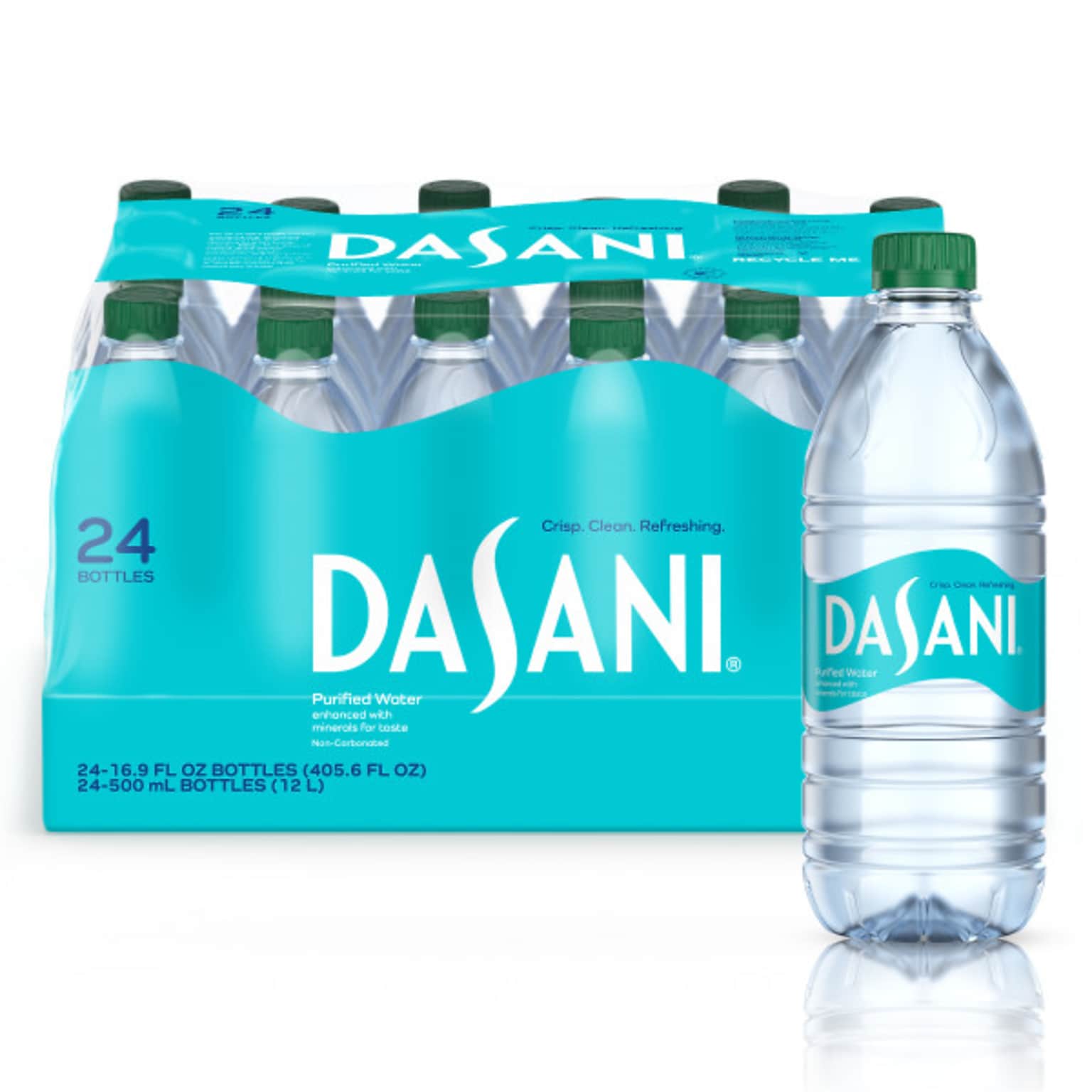 Dasani Purified Water, 16.9 oz., 24/Carton (00049000031652)