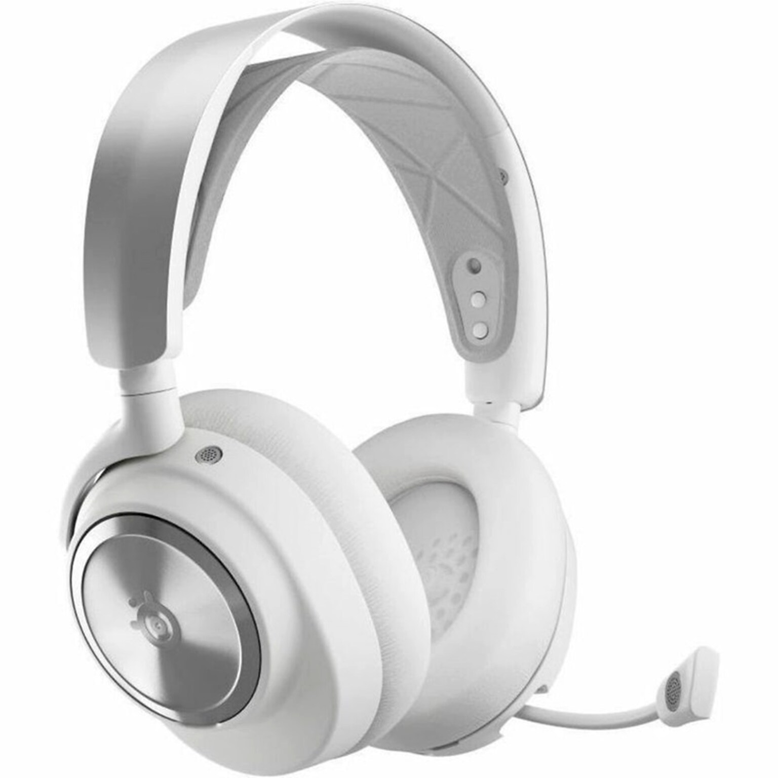SteelSeries Arctis Nova Pro Wireless Noise Canceling Bluetooth Gaming Headset, USB-C, Xbox/PC, White (61525)