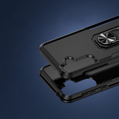 SaharaCase Raider Series Kickstand Case for Samsung Galaxy A35 5G, Scorpion Black (CP00581)