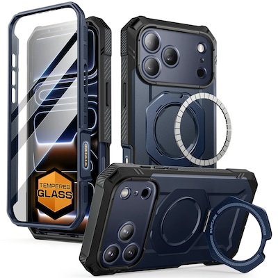 SUPCASE UBGrip Pro MagSafe Case for iPhone 17 Pro Max, Shock Absorbing, Azure (SUP-iPhone2025Max-GripPro-GSSP-Azure)