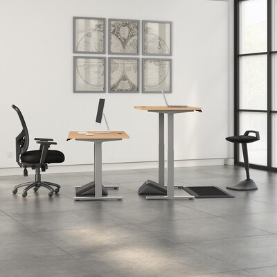 Bush Business Furniture Move 60 Series 27''-47'' Adjustable Standing Desk, Natural Maple (M6S4830ACSK)