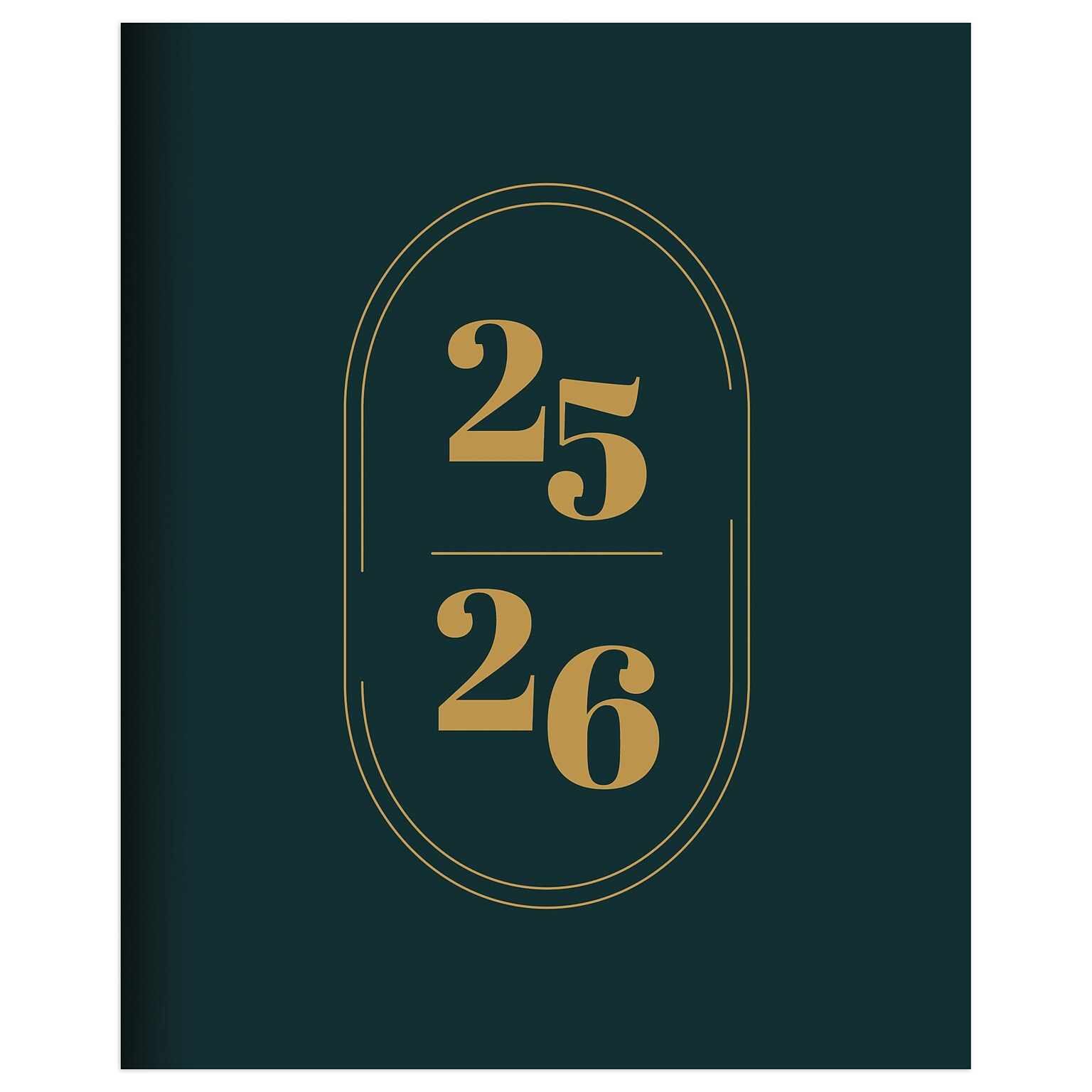 2025-2026 TF Publishing 6.5 x 8 Academic Year Monthly Planner, Paperboard Cover, Jade (AY26-4204)