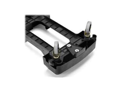 Alpine Industries Rectangular Trash Can Dolly, 200 lb. Weight Capacity, Black, 2/Pack (ALP477-DOLLY-2PK)