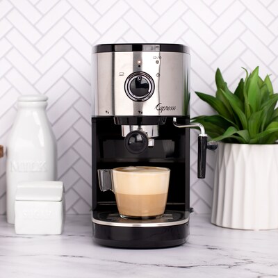 Capresso 2-Cups Pump/Automatic Espresso Machine, Silver (120.05)